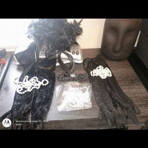 Great Gatsby Flapper Girl Halloween Cosplay Costume Accessories New